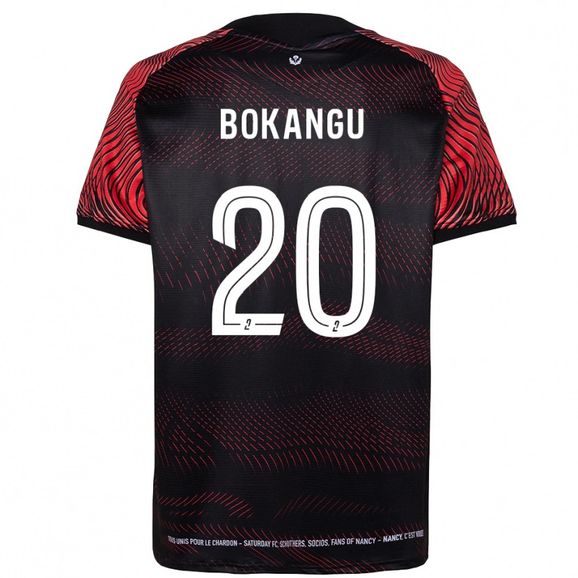 Danxen Pánské Brandon Bokangu #20 Bílá Červená Domů Hráčské Dresy 2025/26 Dres