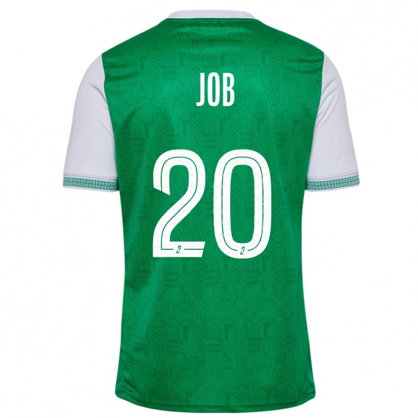 Danxen Pánské Taëryne Job #20 Zelená Bílá Domů Hráčské Dresy 2025/26 Dres