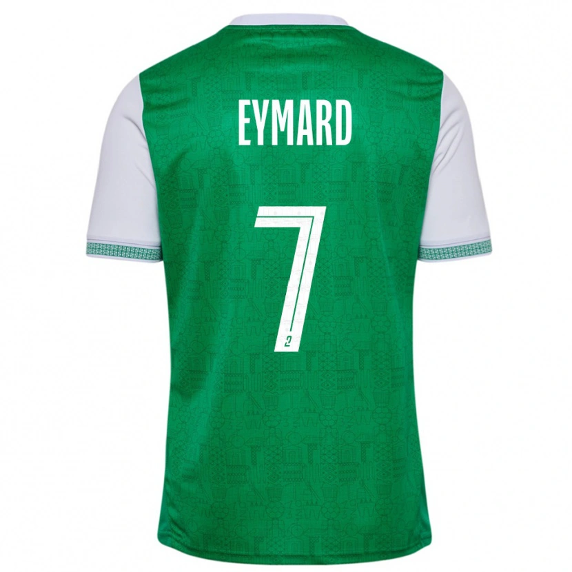 Danxen Pánské Paul Eymard #7 Zelená Bílá Domů Hráčské Dresy 2025/26 Dres