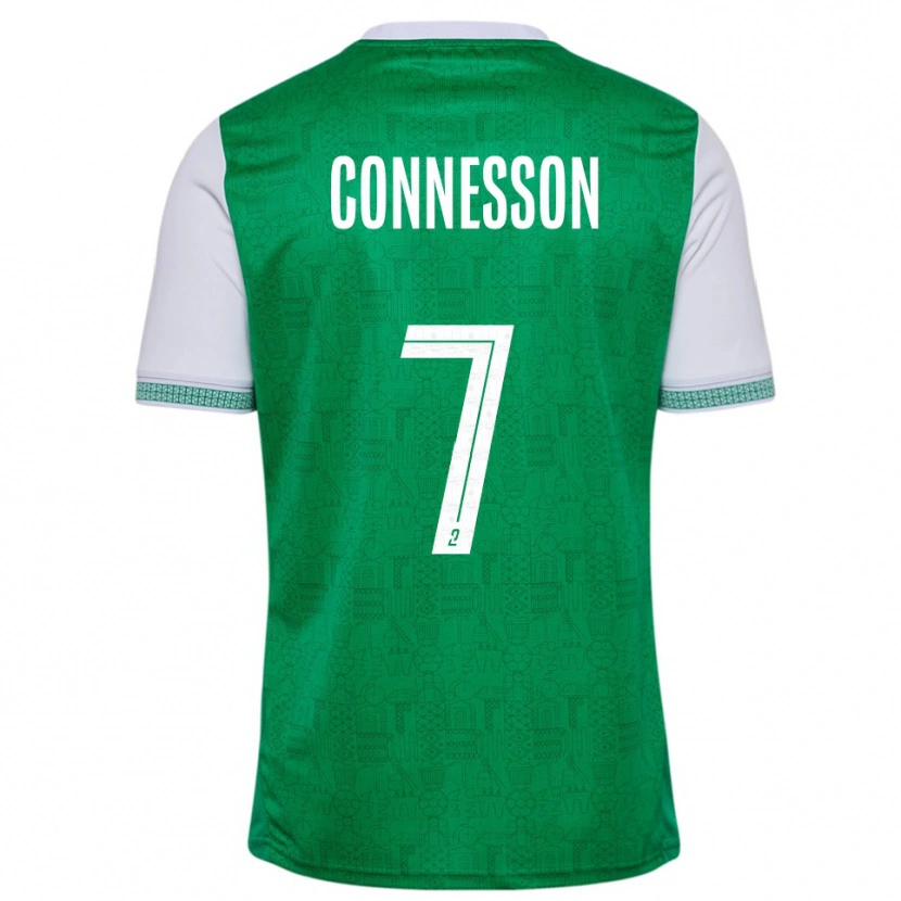 Danxen Pánské Adèle Connesson #7 Zelená Bílá Domů Hráčské Dresy 2025/26 Dres
