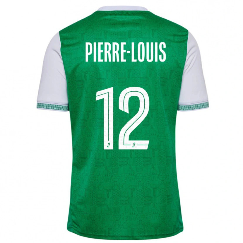 Danxen Pánské Amandine Pierre-Louis #12 Zelená Bílá Domů Hráčské Dresy 2025/26 Dres