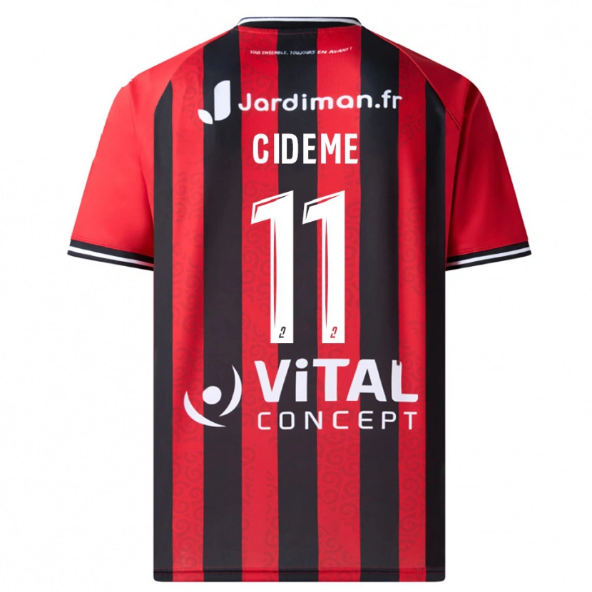 Danxen Pánské Evan Cideme #11 Červená Černá Domů Hráčské Dresy 2025/26 Dres