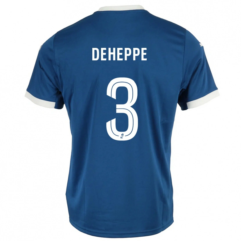 Danxen Pánské Nathan Deheppe #3 Modrá Bílá Domů Hráčské Dresy 2025/26 Dres