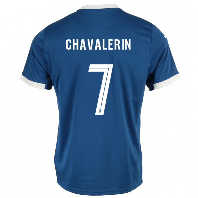 Danxen Pánské Xavier Chavalerin #7 Modrá Bílá Domů Hráčské Dresy 2025/26 Dres