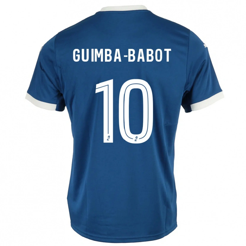 Danxen Pánské Khays Guimba-Babot #10 Modrá Bílá Domů Hráčské Dresy 2025/26 Dres