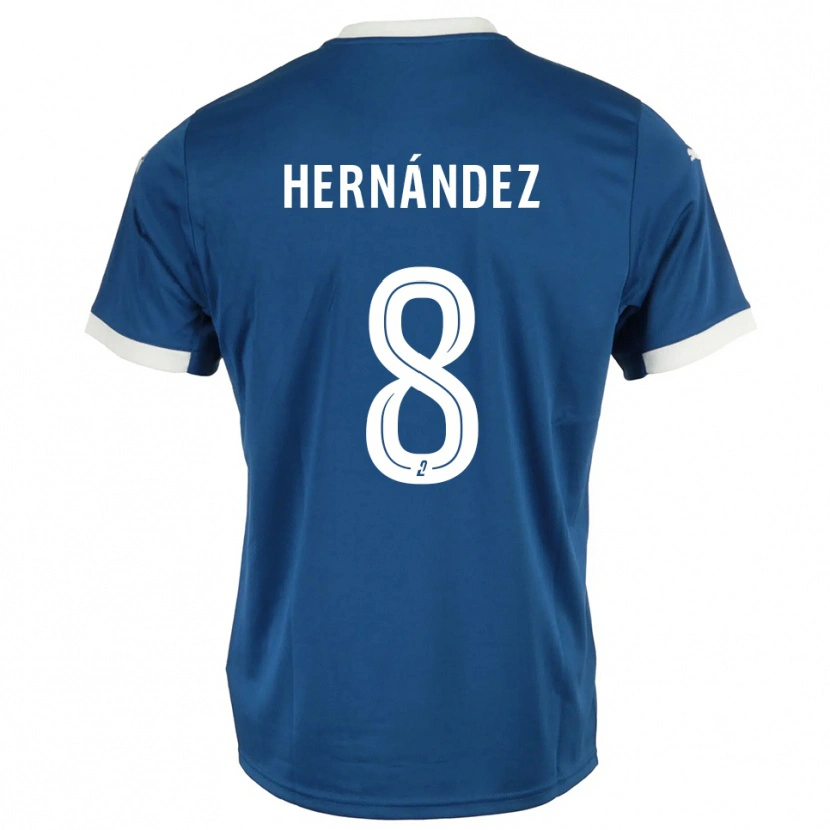 Danxen Pánské Pablo Hernandez #8 Modrá Bílá Domů Hráčské Dresy 2025/26 Dres