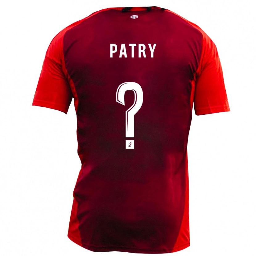 Danxen Pánské Jules Patry #0 Červená Vínová Domů Hráčské Dresy 2025/26 Dres