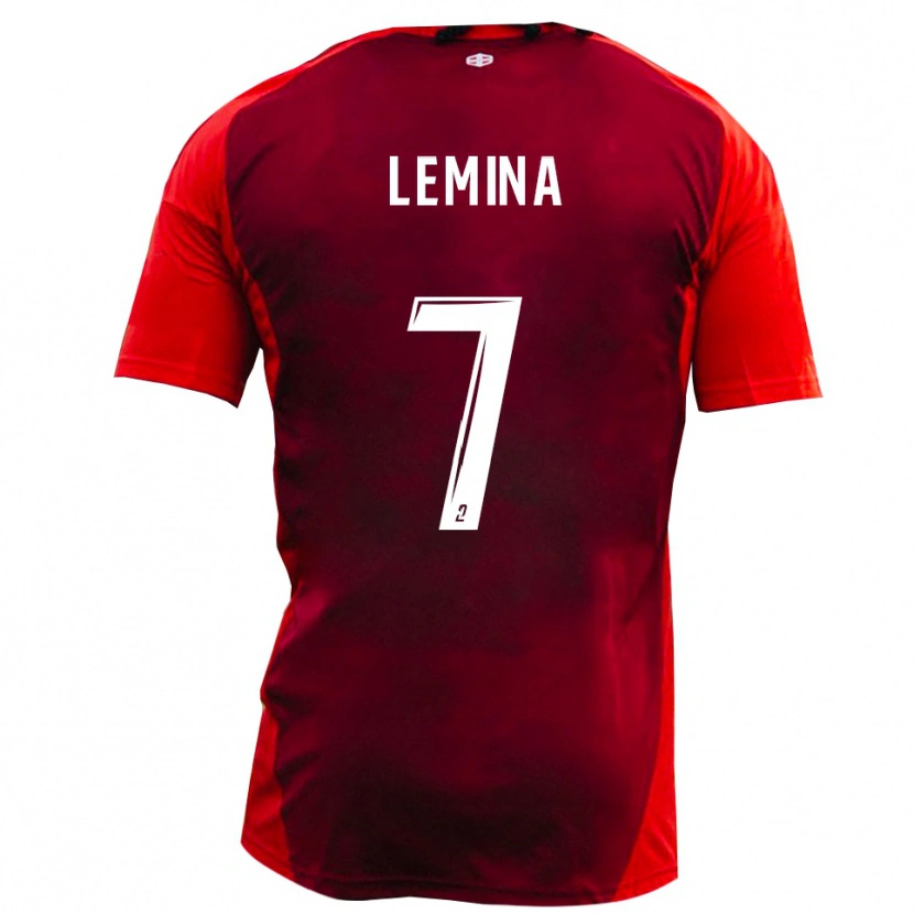 Danxen Pánské Noha Lemina #7 Červená Vínová Domů Hráčské Dresy 2025/26 Dres