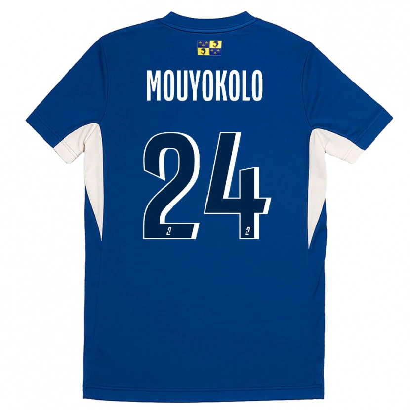 Danxen Pánské Loris Mouyokolo #24 Modrá Tmavě Modrá Domů Hráčské Dresy 2025/26 Dres