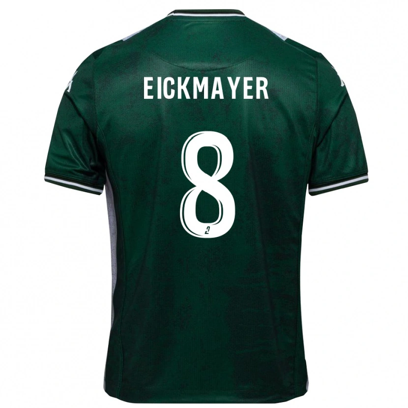 Danxen Pánské Joachim Eickmayer #8 Zelená Bílá Domů Hráčské Dresy 2025/26 Dres