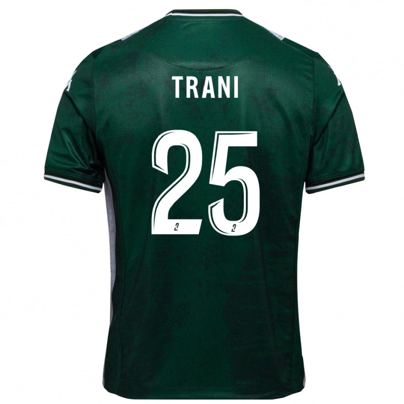 Danxen Pánské Guillaume Trani #25 Zelená Bílá Domů Hráčské Dresy 2025/26 Dres