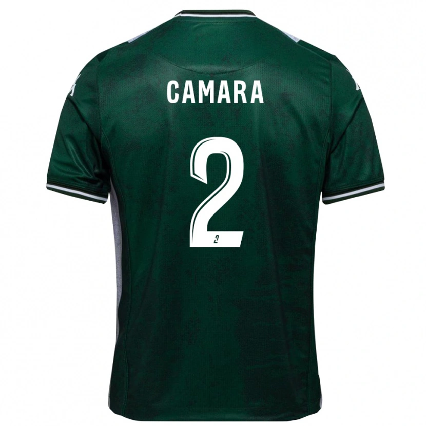 Danxen Pánské Diadé Camara #2 Zelená Bílá Domů Hráčské Dresy 2025/26 Dres