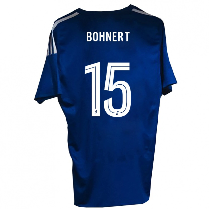 Danxen Pánské Florian Bohnert #15 Modrá Bílá Domů Hráčské Dresy 2025/26 Dres
