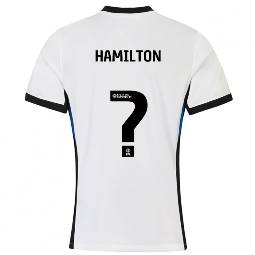 Danxen Pánské Harley Hamilton #0 Bílá Modrá Daleko Hráčské Dresy 2025/26 Dres