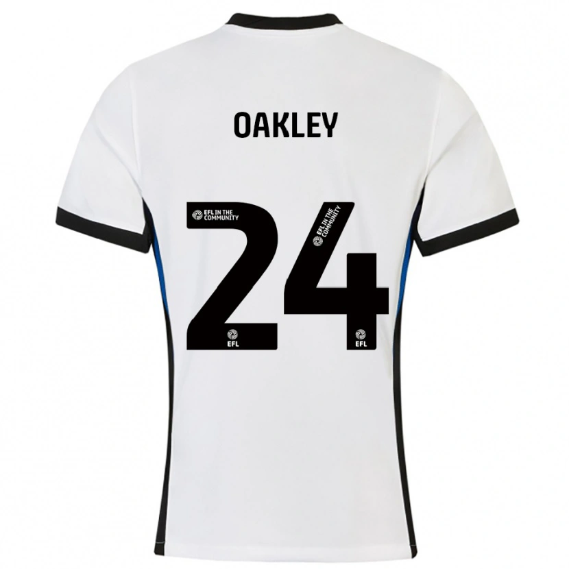Danxen Pánské Marcel Oakley #24 Bílá Modrá Daleko Hráčské Dresy 2025/26 Dres