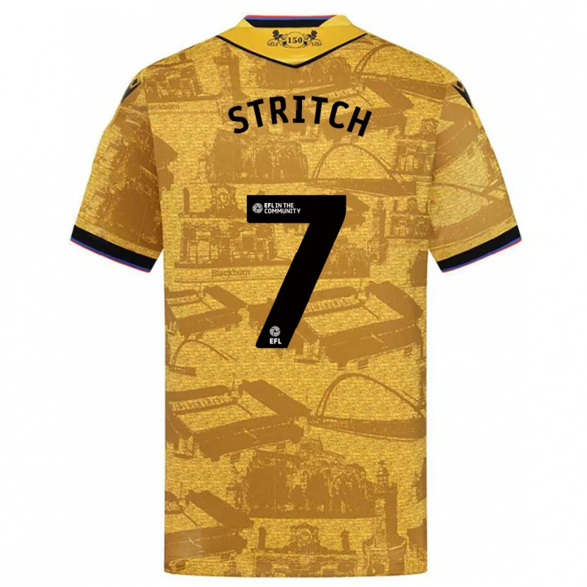 Danxen Pánské Zack Stritch #7 Zlatá Černá Daleko Hráčské Dresy 2025/26 Dres