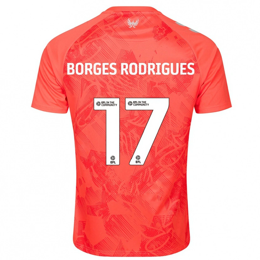 Danxen Pánské Raphael Borges Rodrigues #17 Oranžová Bílá Daleko Hráčské Dresy 2025/26 Dres