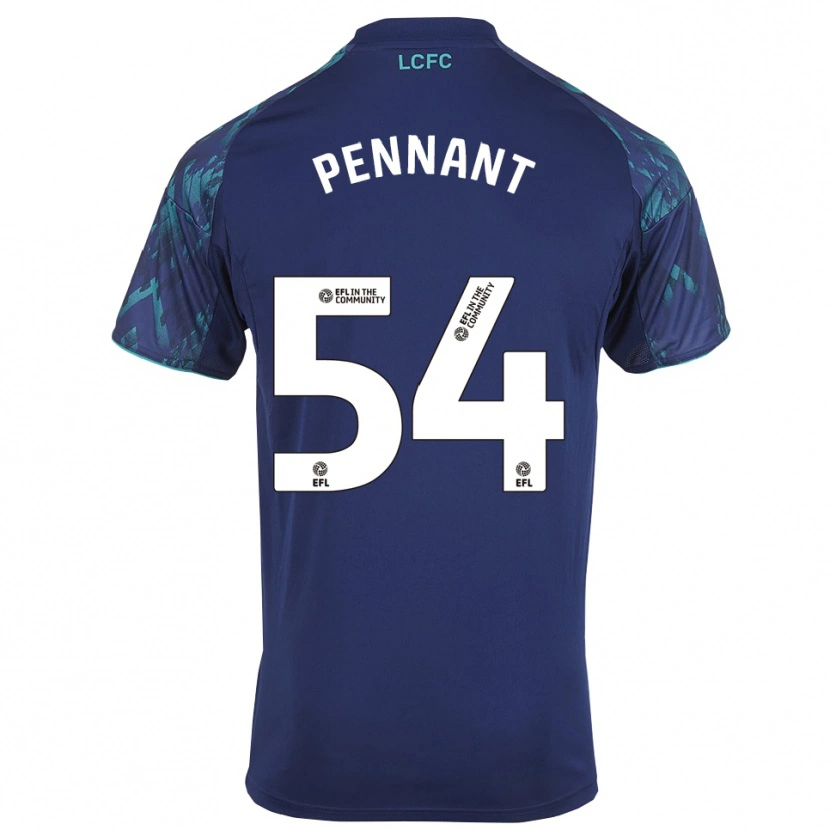 Danxen Pánské Kian Pennant #54 Tmavě Modrá Zelená Bílá Daleko Hráčské Dresy 2025/26 Dres