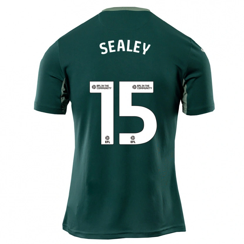 Danxen Pánské La'sean Sealey #15 Zelená Bílá Fialová Daleko Hráčské Dresy 2025/26 Dres
