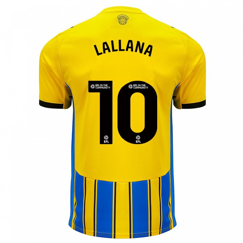 Danxen Pánské Adam Lallana #10 Modrá Žlutá Daleko Hráčské Dresy 2025/26 Dres