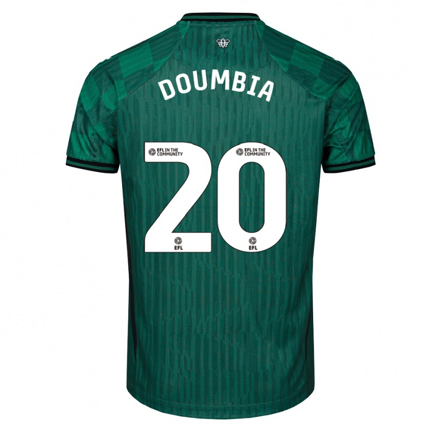 Danxen Pánské Mamadou Doumbia #20 Zelená Černá Daleko Hráčské Dresy 2025/26 Dres