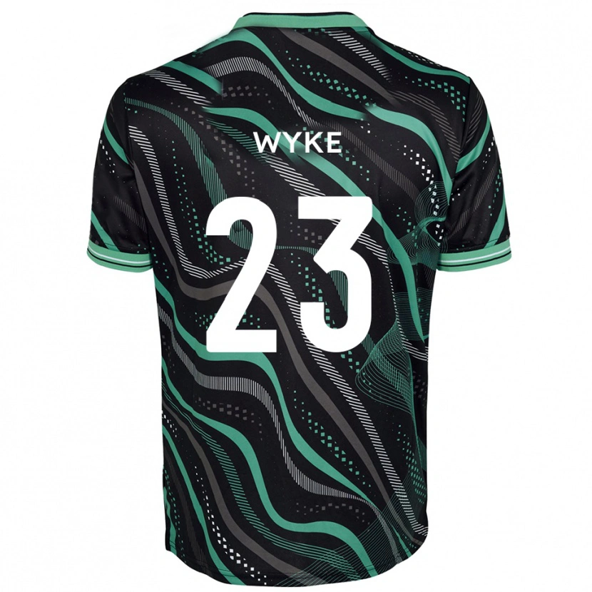 Danxen Pánské Charlie Wyke #23 Černá Zelená Daleko Hráčské Dresy 2025/26 Dres