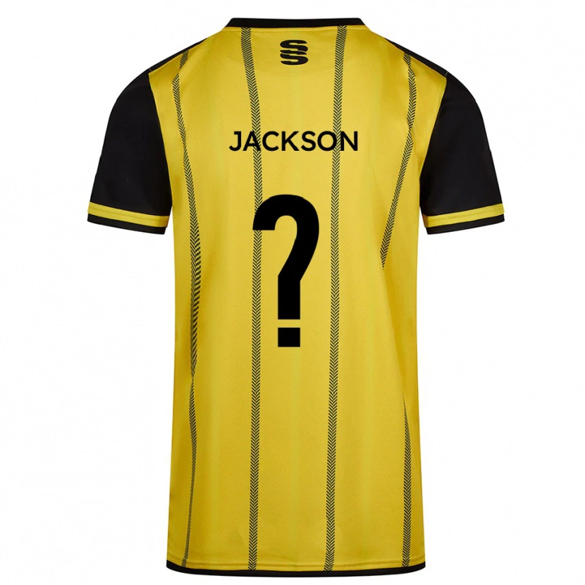 Danxen Pánské Ben Jackson #0 Žlutá Černá Daleko Hráčské Dresy 2025/26 Dres