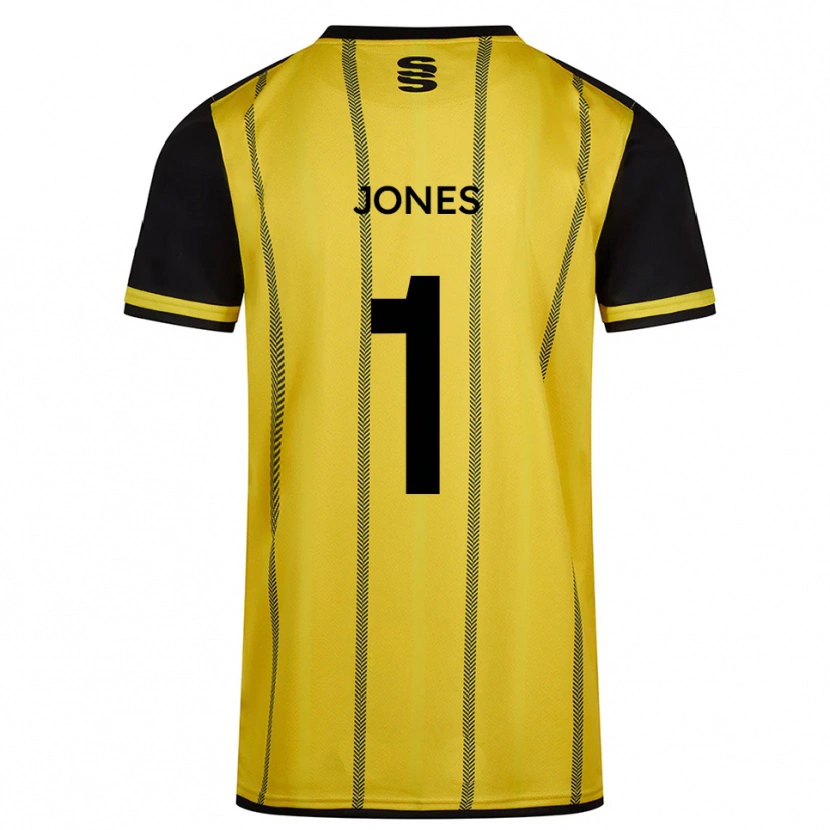 Danxen Pánské Zac Jones #1 Žlutá Černá Daleko Hráčské Dresy 2025/26 Dres