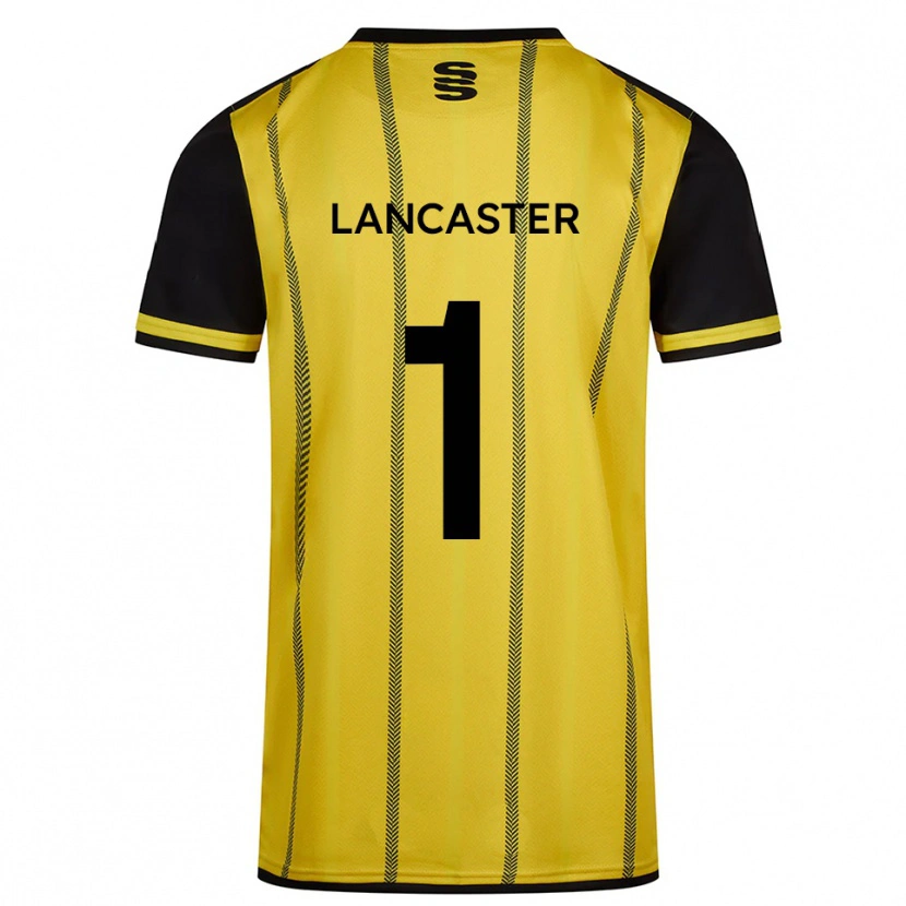 Danxen Pánské Aaron Lancaster #1 Žlutá Černá Daleko Hráčské Dresy 2025/26 Dres