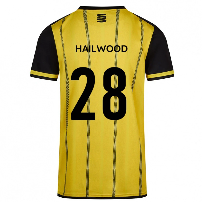 Danxen Pánské Jesse Hailwood #28 Žlutá Černá Daleko Hráčské Dresy 2025/26 Dres