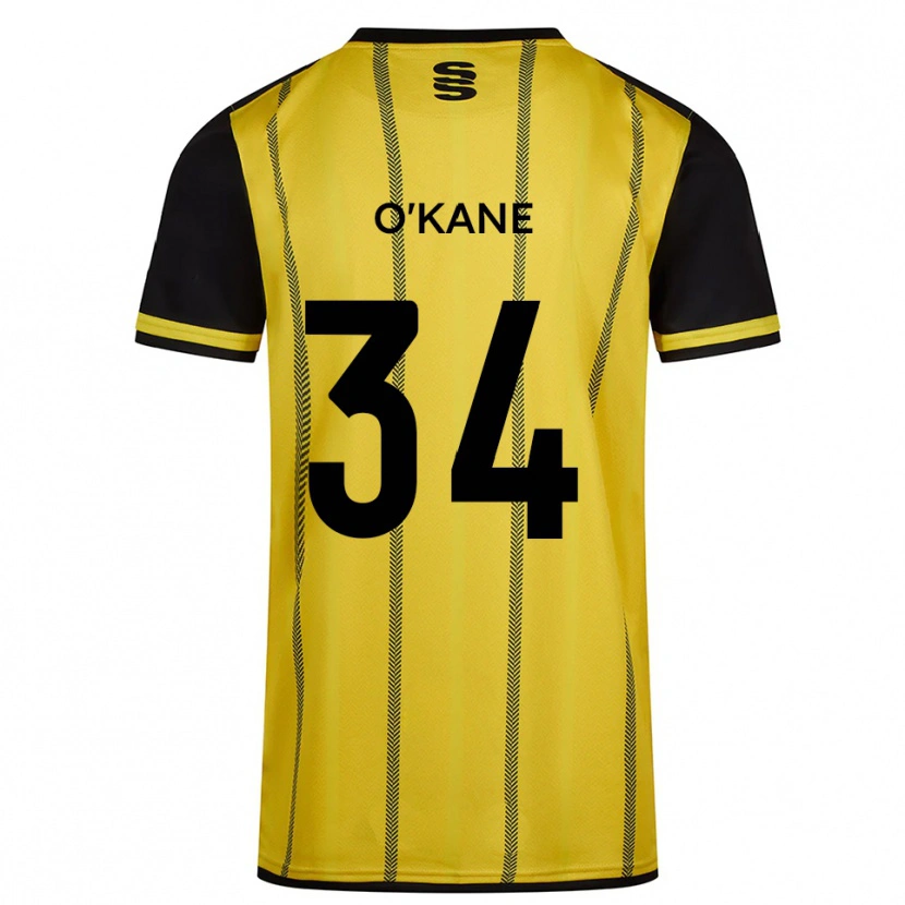 Danxen Pánské Taelor O'kane #34 Žlutá Černá Daleko Hráčské Dresy 2025/26 Dres