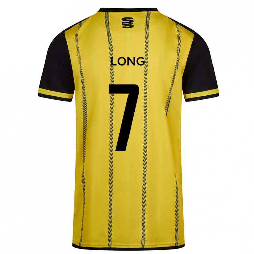 Danxen Pánské Rhys Long #7 Žlutá Černá Daleko Hráčské Dresy 2025/26 Dres