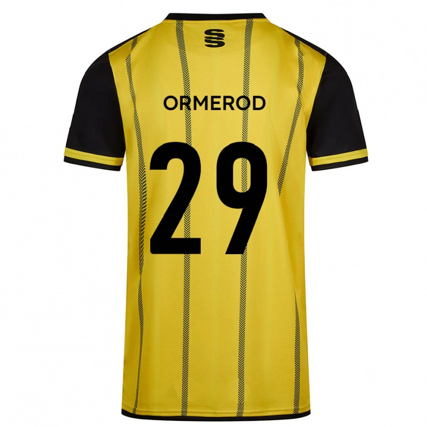 Danxen Pánské Danny Ormerod #29 Žlutá Černá Daleko Hráčské Dresy 2025/26 Dres