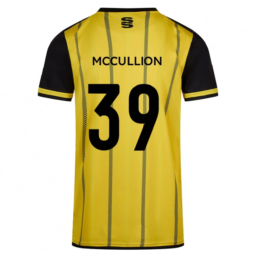 Danxen Pánské Gerald Mccullion #39 Žlutá Černá Daleko Hráčské Dresy 2025/26 Dres