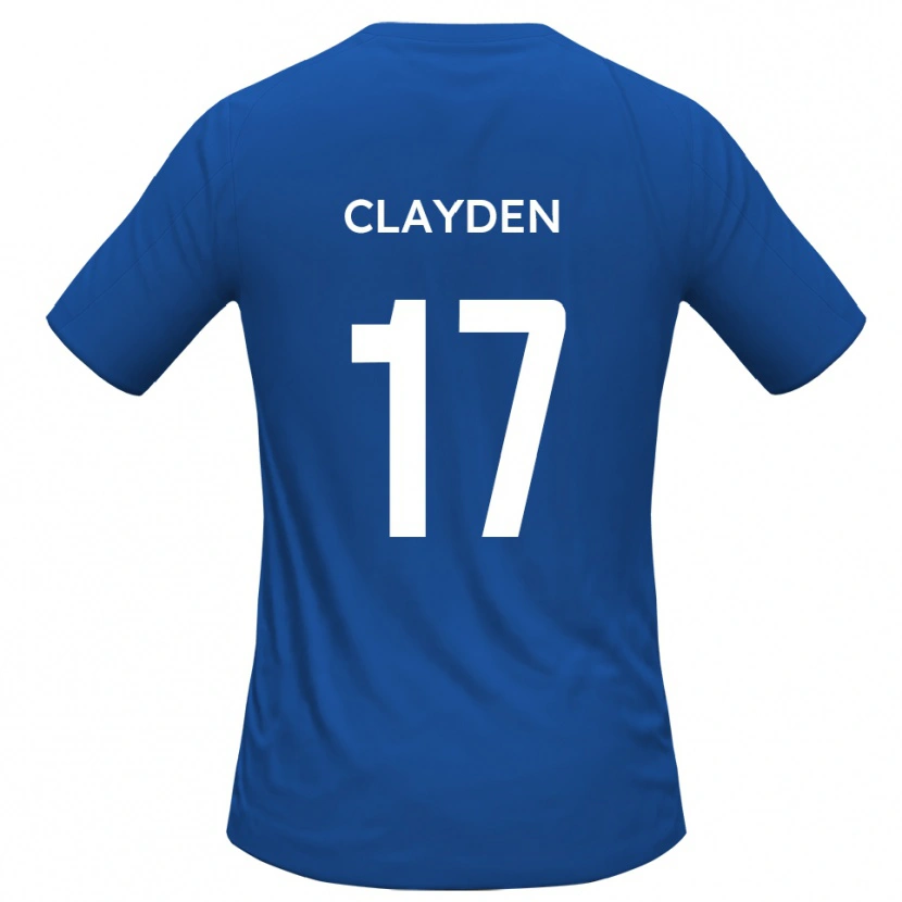 Danxen Pánské Charles Clayden #17 Světle Modrá Daleko Hráčské Dresy 2025/26 Dres