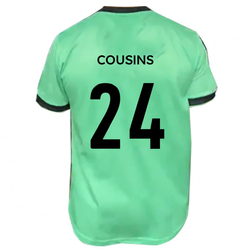 Danxen Pánské Jordan Cousins #24 Tyrkysová Černá Daleko Hráčské Dresy 2025/26 Dres
