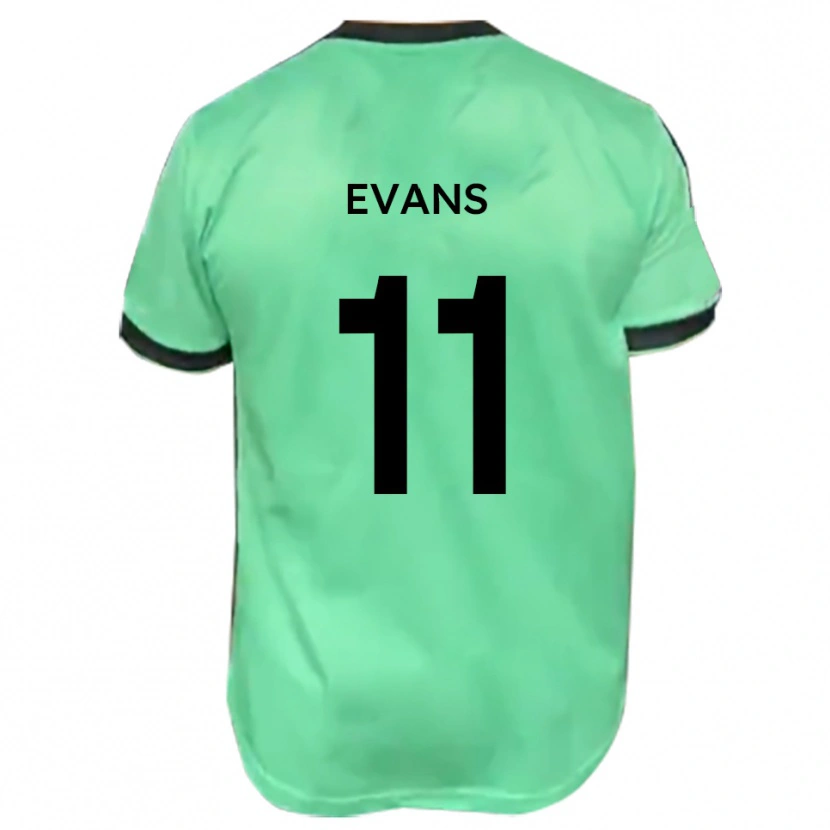 Danxen Pánské Kieron Evans #11 Tyrkysová Černá Daleko Hráčské Dresy 2025/26 Dres