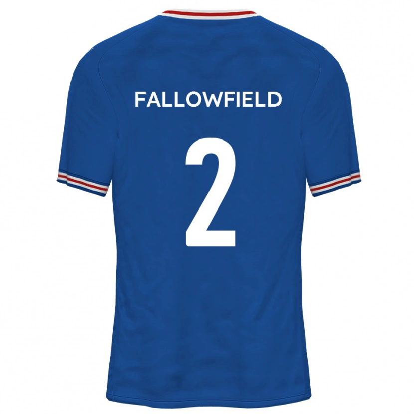Danxen Pánské Ryan Fallowfield #2 Dodger Blue Daleko Hráčské Dresy 2025/26 Dres