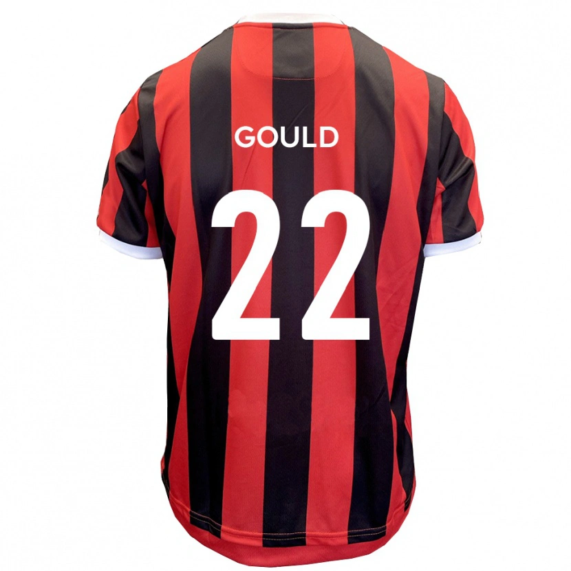 Danxen Pánské Matt Gould #22 Červená Černá Daleko Hráčské Dresy 2025/26 Dres