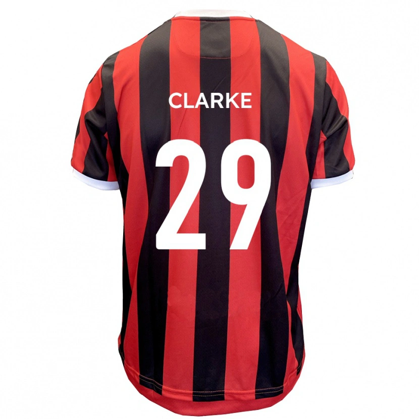 Danxen Pánské Jahmari Clarke #29 Červená Černá Daleko Hráčské Dresy 2025/26 Dres