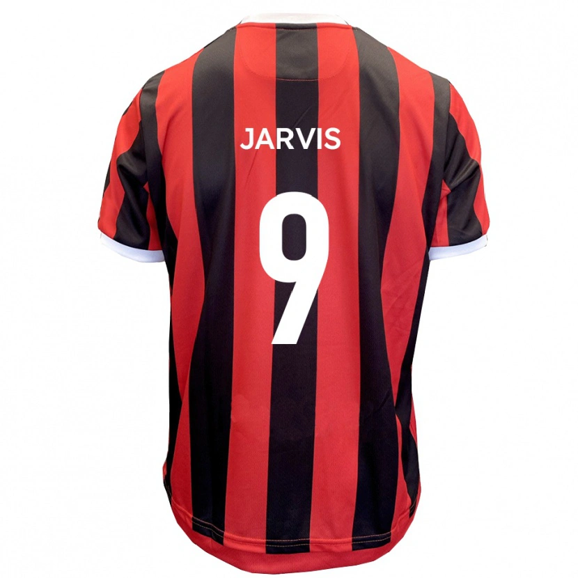 Danxen Pánské Aaron Jarvis #9 Červená Černá Daleko Hráčské Dresy 2025/26 Dres
