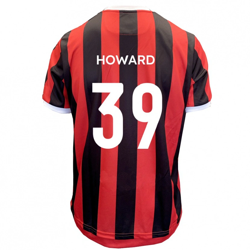 Danxen Pánské Will Howard #39 Červená Černá Daleko Hráčské Dresy 2025/26 Dres