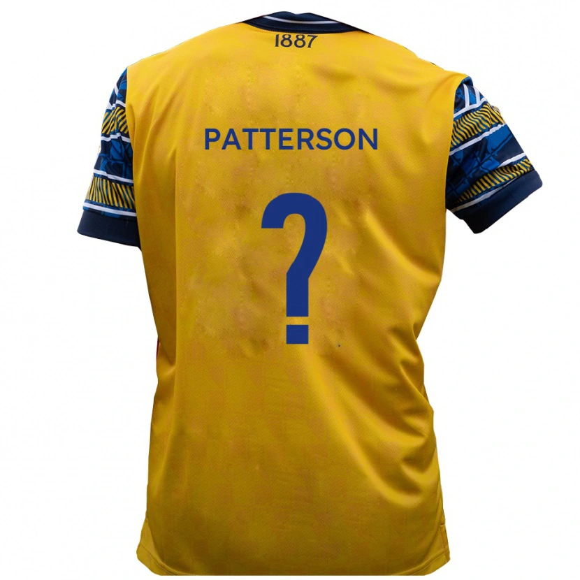 Danxen Pánské Quincy Patterson #0 Žlutá Černá Daleko Hráčské Dresy 2025/26 Dres
