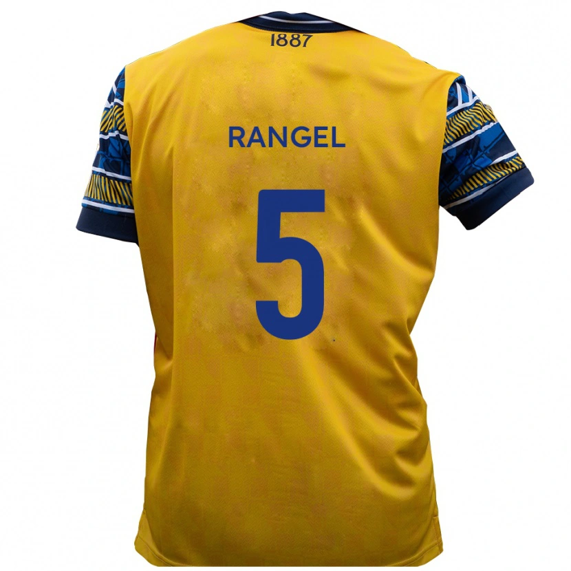 Danxen Pánské Chris Rangel #5 Žlutá Černá Daleko Hráčské Dresy 2025/26 Dres