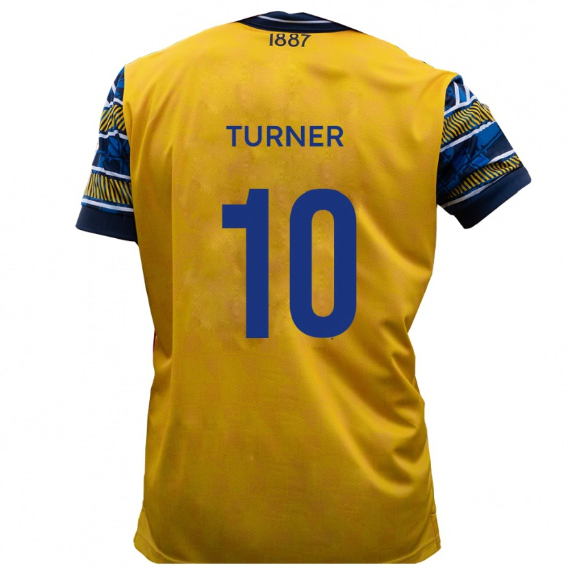 Danxen Pánské Jack Turner #10 Žlutá Černá Daleko Hráčské Dresy 2025/26 Dres