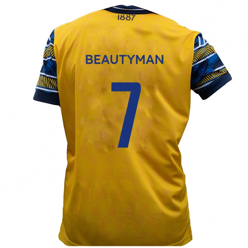 Danxen Pánské Harry Beautyman #7 Žlutá Černá Daleko Hráčské Dresy 2025/26 Dres