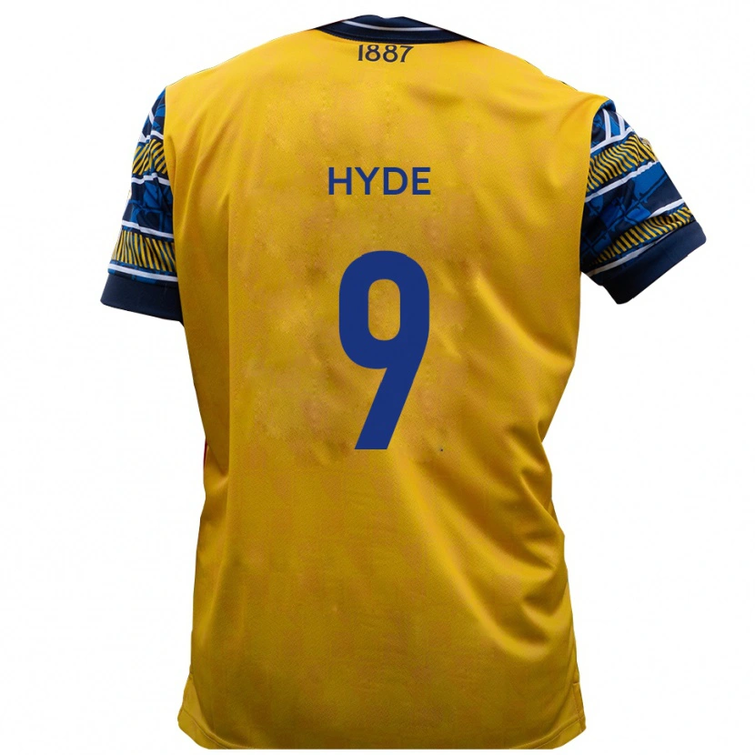 Danxen Pánské Jake Hyde #9 Žlutá Černá Daleko Hráčské Dresy 2025/26 Dres