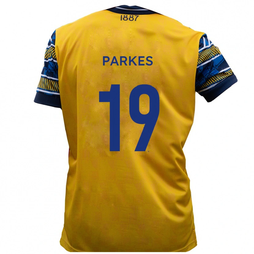 Danxen Pánské Sonny Parkes #19 Žlutá Černá Daleko Hráčské Dresy 2025/26 Dres