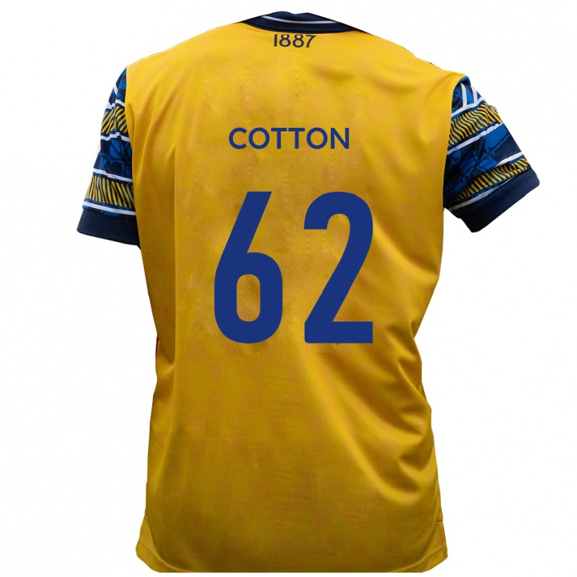 Danxen Pánské Bailey Cotton #62 Žlutá Černá Daleko Hráčské Dresy 2025/26 Dres