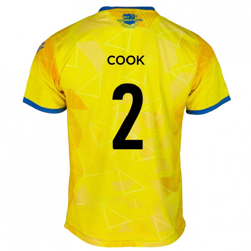 Danxen Pánské Jack Cook #2 Žlutá Modrá Daleko Hráčské Dresy 2025/26 Dres